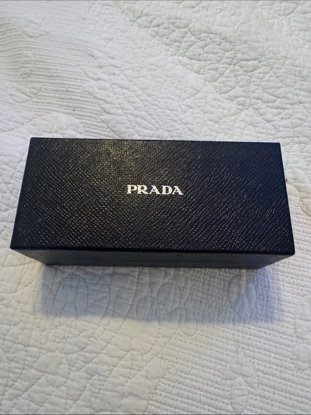 Prada Black Textured Sunglasses Box